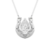 1CTW Pear Shaped Lab Grown Diamond (F/VS)  Necklace in 14K Gold