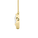 1CTW Pear Shaped Lab Grown Diamond (F/VS)  Necklace in 14K Gold