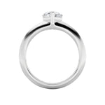 1CTW Heart Shaped Lab Grown Diamond (F/VS) Heart Shaped Ring in 14K Gold