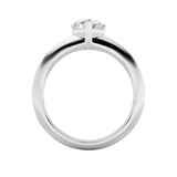 1CTW Heart Shaped Lab Grown Diamond (F/VS) Heart Shaped Ring in 14K Gold