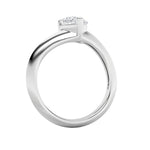 1CTW Heart Shaped Lab Grown Diamond (F/VS) Heart Shaped Ring in 14K Gold