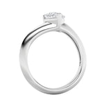 1CTW Heart Shaped Lab Grown Diamond (F/VS) Heart Shaped Ring in 14K Gold
