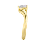 1CTW Heart Shaped Lab Grown Diamond (F/VS) Heart Shaped Ring in 14K Gold