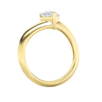1CTW Heart Shaped Lab Grown Diamond (F/VS) Heart Shaped Ring in 14K Gold