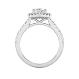 1.5CTW Heart Shaped Lab Grown Diamond (F/VS) Heart Shaped Ring in 14K Gold