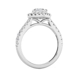 1.5CTW Heart Shaped Lab Grown Diamond (F/VS) Heart Shaped Ring in 14K Gold