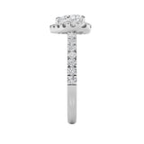 1.5CTW Heart Shaped Lab Grown Diamond (F/VS) Heart Shaped Ring in 14K Gold