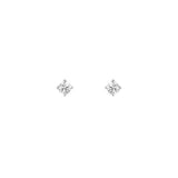 0.25CTW Round Shaped Lab Grown Diamond (F/VS) Stud Earrings in 14K Gold