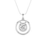 1CTW Round Shaped Lab Grown Diamond (F/VS) Zodiac Pendant in 14K Gold