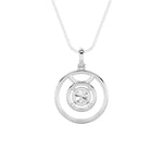 1CTW Round Shaped Lab Grown Diamond (F/VS) Zodiac Pendant in 14K Gold