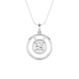 1CTW Round Shaped Lab Grown Diamond (F/VS) Zodiac Pendant in 14K Gold