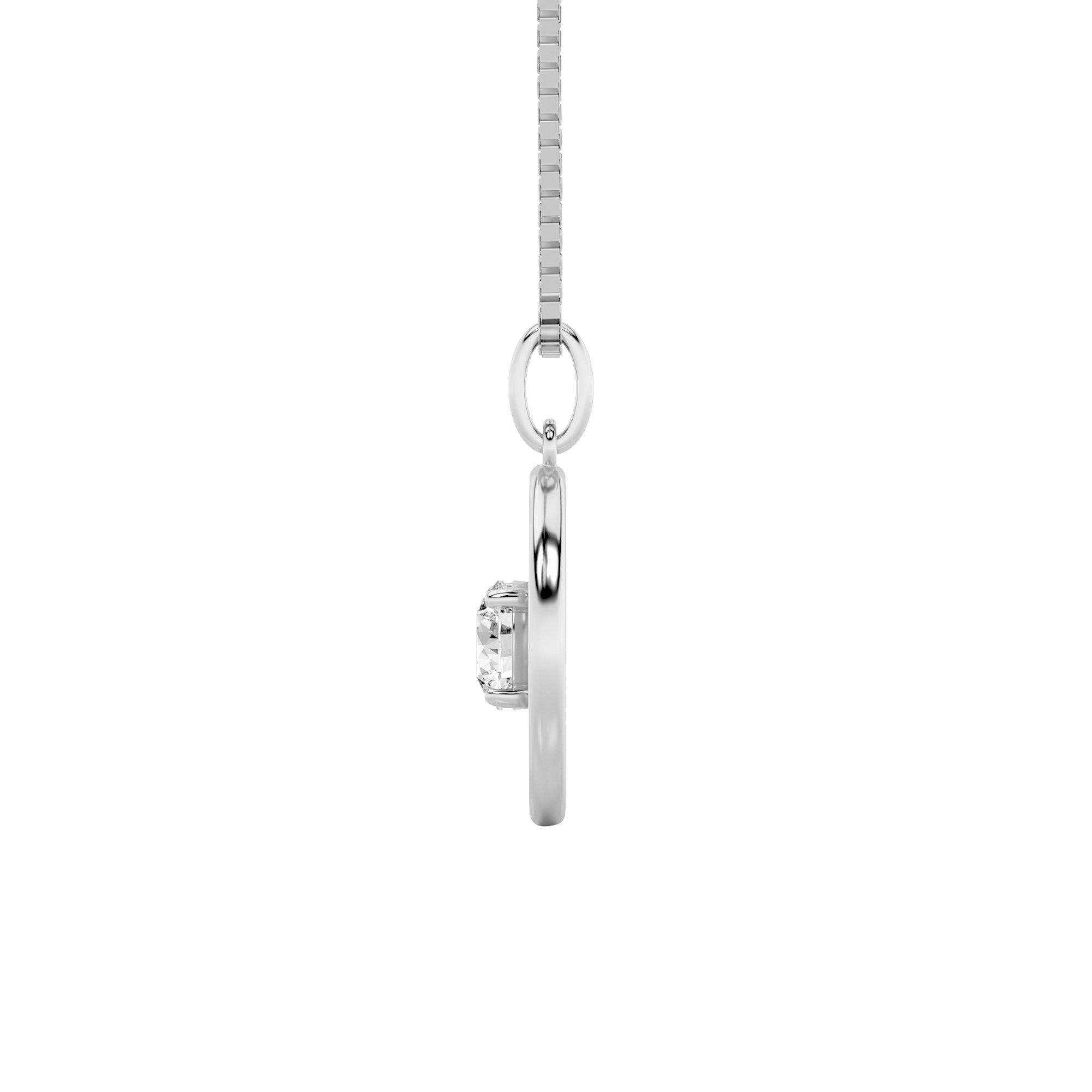 1CTW Round Shaped Lab Grown Diamond (F/VS) Zodiac Pendant in 14K Gold