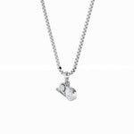 1CTW Pear Shaped Lab Grown Diamond (F/VS) Zodiac Pendant in 14K Gold