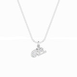 1CTW Pear Shaped Lab Grown Diamond (F/VS) Zodiac Pendant in 14K Gold
