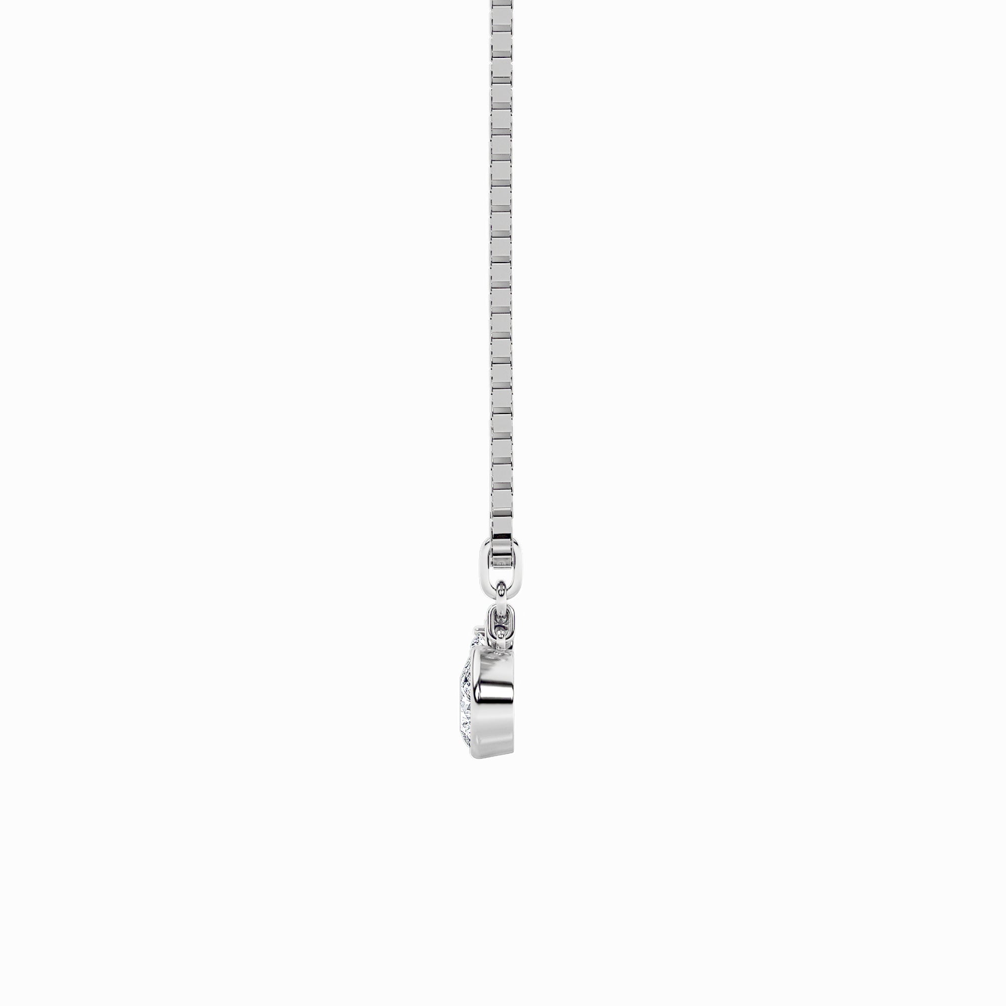 1CTW Pear Shaped Lab Grown Diamond (F/VS) Zodiac Pendant in 14K Gold