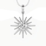 1.5CTW Round Shaped Lab Grown Diamond (F/VS) Astralis Pendant in 14K Gold