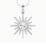1.5CTW Round Shaped Lab Grown Diamond (F/VS) Astralis Pendant in 14K Gold