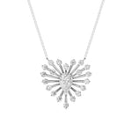 1.5CTW Pear Shaped Lab Grown Diamond (F/VS) Astralis Necklace in 14K Gold