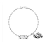 1CTW Oval Shaped Lab Grown Diamond (F/VS) Bolo Bracelet in 14K Gold