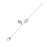 1CTW Oval Shaped Lab Grown Diamond (F/VS) Bolo Bracelet in 14K Gold