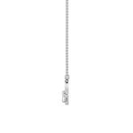 0.5CTW Oval Shaped Lab Grown Diamond (F/VS) Heart Shaped Necklace in 14K Gold