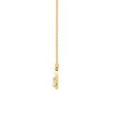 0.5CTW Oval Shaped Lab Grown Diamond (G/VS) Necklace in Silver|18K Yellow Gold