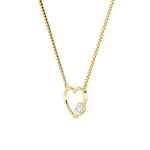 0.5CTW Oval Shaped Lab Grown Diamond (G/VS) Necklace in Silver|18K Yellow Gold