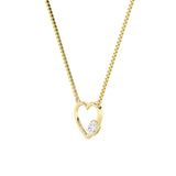0.5CTW Oval Shaped Lab Grown Diamond (G/VS) Necklace in Silver|18K Yellow Gold