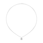 2CTW Round Shaped Lab Grown Diamond (F/VVS) Strata Chic Collection Necklace in 14K Gold