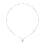 2CTW Round Shaped Lab Grown Diamond (F/VVS) Strata Chic Collection Necklace in 14K Gold