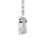 2CTW Oval Shaped Lab Grown Diamond (F/VS) Strata Chic Collection Necklace in 14K Gold