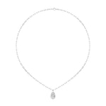 2CTW Pear Shaped Lab Grown Diamond (F/VS) Strata Chic Collection Necklace in 14K Gold