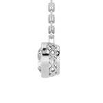 2CTW Round Shaped Lab Grown Diamond (F/VS) Strata Chic Collection Necklace in 14K Gold