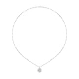 2CTW Round Shaped Lab Grown Diamond (F/VS) Strata Chic Collection Necklace in 14K Gold