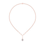 1.5CTW Oval Shaped Lab Grown Diamond (F/VS) Solitaire Necklace in 14K Gold