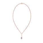 1.5CTW Oval Shaped Lab Grown Diamond (F/VS) Solitaire Necklace in 14K Gold