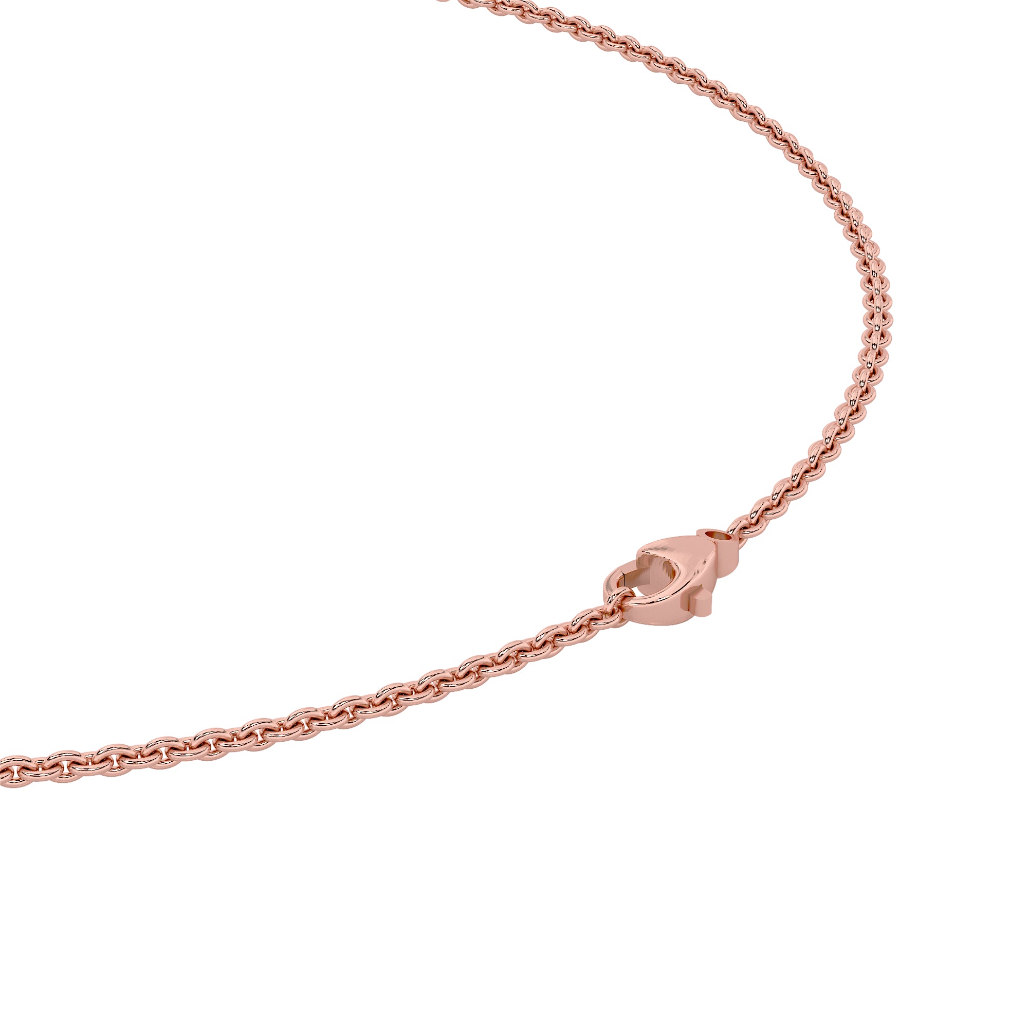 1.5CTW Oval Shaped Lab Grown Diamond (F/VS) Solitaire Necklace in 14K Gold