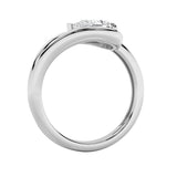 1CTW Pear Shaped Lab Grown Diamond (F/VS) East West Solitaire Ring in 14K Gold