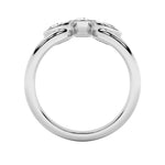 1CTW Round Shaped Lab Grown Diamond (F/VS) Three Stone Ring in 14K Gold
