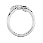 1CTW Round Shaped Lab Grown Diamond (F/VS) Three Stone Ring in 14K Gold