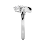 1.5CTW Round Shaped Lab Grown Diamond (F/VS) Three Stone Ring in 14K Gold