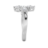 2CTW Round Shaped Lab Grown Diamond (F/VS) Three Stone Ring in 14K Gold