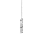 2.5CTW Oval Shaped Lab Grown Diamond (F/VS) Five Stone Necklace in 14K Gold