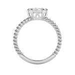 0.5CTW Marquise Shaped Lab Grown Diamond (F/VS) Petite Solitaire Engagement RING in 14K Gold