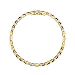 10CTW Round Shaped Lab Grown Diamond (F/VS) Bracelet in 14K Gold