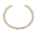 23.5CTW Mix Shaped Lab Grown Diamond (F/VS) Fancy Flower Bracelet in 14K Gold