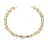 23.5CTW Mix Shaped Lab Grown Diamond (F/VS) Fancy Flower Bracelet in 14K Gold