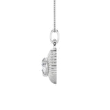 1.5CTW Round Shaped Lab Grown Diamond (F/VS) Heart Shaped Pendant in 14K Gold