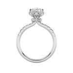 2CTW Round Shaped Lab Grown Diamond (F/VS) Solitaire Engagement Ring in 14K Gold