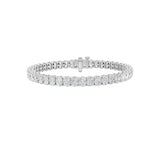 6CTW Oval Shaped Lab Grown Diamond North South Bracelet in 14K Gold (F/VS)